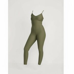 Old Navy PowerSoft 7/8 Cami Bodysuit Woman’s Small Olive *SOLD OUT ONLINE**
